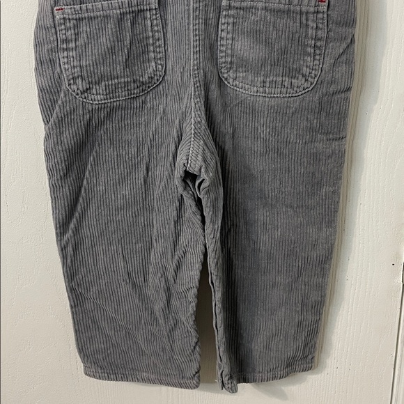 Thomas & Friends Like New Corduroy Gray Overall Bibs Train Embroidery Size 12 Mo - Picture 8 of 9